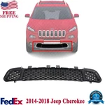 Front Bumper Grille For Jeep Cheroke 2014-2018 Textured Black CH1036126. Fixed Price $63.25.