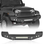 Full Width Front Bumper W/ D-rings & Led Lights For 2007-2018 Jeep Wrangler Jk. Fixed Price $289.99.