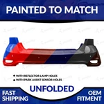 New Painted To Match Unfolded Rear Bumper For 2011-2019 Dodge Journey. Fixed Price $289.99.