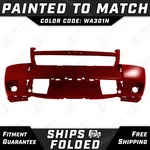 New Painted *WA301N Red* Front Bumper Cover For 2007-2014 Chevy Suburban/tahoe. Fixed Price $390.99.