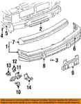 Chrysler Oem 96-98 Grand Cherokee Components-bumper Cover 4798891. Fixed Price $869.29.