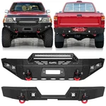 Vijay Black Steel Front/rear Bumper For 1989-1995 Toyota Pickup W/led Lights. Fixed Price $539.00.