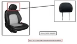 Lh Blk Lea Frt Headrest Oem 2013 Mercedes-benz E350 212 970 74 9D88. Fixed Price $124.00.