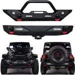 Vijay For 2018-2024 Jeep Wrangler Jl New Front/rear Bumper W/winch Plate&lights. Fixed Price $269.98.