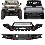 Vijay Front Bumper & Rear Fits 2020-2025 Jeep Gladiator Jt With Led Light. Fixed Price $329.00.