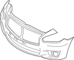 Bumper Cover Infiniti (62022-4AM0H)2015-2018 620224AM0H. Fixed Price $528.90.
