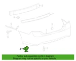 Genuine Toyota Oem Rear Wheel House Reinforcement (rh) 61647-06060 (a). Fixed Price $54.95.