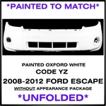 2008-2012 Escape Front Bumper Oem Painted Oxford White Unfolded 8L8Z17D957CPTM. Fixed Price $399.35.