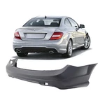 Rear Bumper Cover For 2012-2015 Mercedes C250/C300/C350 Primed MB1100287. Fixed Price $158.65.