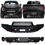 Vijay Fit 2017-2020 Ford F150 Raptor Steel Front Rear Bumper With Led Light. Fixed Price $459.99.