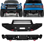Vijay 2017-2020 Ford F-150 Raptor Svt Steel Front/rear Bumper W/winch Plate. Fixed Price $389.99.