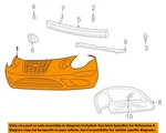 Chrysler Oem 99-04 300M Front Components-bumper Cover 4805403AC. Fixed Price $1062.32.