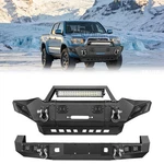 Aaiwa Steel Front/rear Bumper W/winch Plate&lights For 2005-2015 Toyota Tacoma. Fixed Price $389.99.