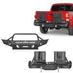 Front Winch Bumper W/bull Bar + Rear W/tc For Toyota Tacoma 2005-2011. Fixed Price $1063.09.