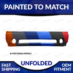 New Painted 1999-2007 Gmc Yukon Denali Unfolded Front Bumper. Fixed Price $181.99.
