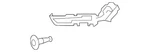 Genuine Lexus Bumper Guide 52157-24010. Fixed Price $39.16.
