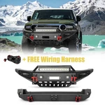 Aaiwa For 2007-2014 Toyota Fj Cruiser Front+rear Bumper W/winch Plate&led Lights. Fixed Price $999.99.