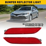 Fits 2018 2019 2020 2021 Camry Red Rear Bumper Reflector Side Marker Light Cover. Fixed Price $13.99.