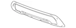 Genuine Gm Extra Bright Chrome Front Bumper Fascia Skid Plate 84319824. Fixed Price $275.42.