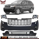 Front Bumper Cover & Grille Assembly Kit For 2011-2013 Jeep Grand Cherokee. Fixed Price $649.00.