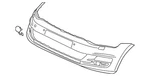 Genuine Volkswagen Bumper Cover 5G0-807-221-BJ-GRU. Fixed Price $493.32.