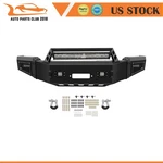 Black Steel Front Bumper Guard Led Light + Winch Plate 2018-2020 Ford 150. Fixed Price $631.52.