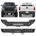 Front + Rear Bumper Reinforcement W/led Light Fit 2016-2018 Chevy Silverado 1500. Fixed Price $919.25.