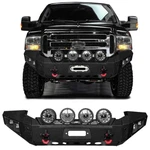 Gng 2005-2007 Ford F250 F350 Front Bumper Steel W/ Led Light & Winch Plate. Fixed Price $889.99.