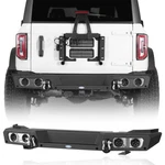 Textured Steel Bastion Rear Bumper W/d-ring & Light Fit 2021-2026 Ford Bronco. Fixed Price $332.32.