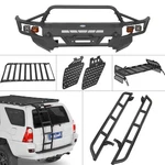 Front Bumper+roof Rack+ Hatch Ladder+molle Panel+rails For 03-09 Toyota 4RUNNER. Fixed Price $2199.99.