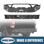 Hooke Road Front + Rear Back Bumper W/winch Plate & Light Fit 2013-2018 Ram 1500. Fixed Price $899.51.