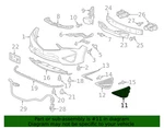 2019-2022 Acura Ilx Genuine Right Front Bumper Grille Trim Oem 71102-T3R-A01. Fixed Price $52.61.