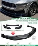 2024-2026 S650 Ford Mustang Ecoboost/gt G-style Gloss Black Front Bumper Lip. Fixed Price $89.00.