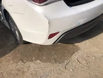 2011-2015 Hyundai Sonata Hybrid Rear Bumper Assembly WW7 White Vin C 959873. Fixed Price $188.10.