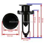 50 Plastic Rivet Fastener Clip Retainer Screw For Toyota Scion Bumper Grille. Fixed Price $6.72.