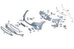 Genuine Mercedes-benz Cover 294-885-64-01. Fixed Price $57.40.