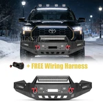 Aaiwa For 2022-2024 Toyota Tundra Steel Front Bumper With Winch Plate&led Lights. Fixed Price $674.95.
