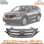 New Front Grille Assembly With Chrome Hood Molding For 2012-2014 Honda Crv Cr-v. Fixed Price $99.49.
