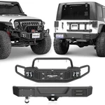 Heavy Duty Steel Front/rear Bumper W/led Lights For Jeep Wrangler Jk 2007-2018. Fixed Price $494.25.