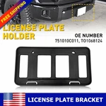 Front License Plate Bracket Black Fits 2014-2021 Toyota Tundra TO1068124 Auxito. Fixed Price $18.99.
