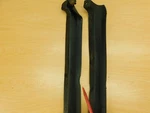 Rear Bumper Fillers Below Tailights Pair 1974-77 Plymouth Gran Fury 74PF1-7B6-X. Fixed Price $70.00.
