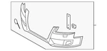 Genuine Audi Bumper Cover 8T0-807-105-D-GRU. Fixed Price $1097.34.