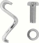 1963-66 Impala, Bel Air, Biscayne, Caprice Rear Bumper Guard Mounting Bracket. Fixed Price $11.01.