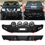 Vijay For 2005-2021 Nissan Frontier Front/rear Bumper With Winch Plate & Light. Fixed Price $529.99.