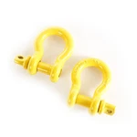 Rugged Ridge 11235.15 Pair Of Universal 3/4" 13500 Wll Yellow D-ring Shackles. Fixed Price $49.37.