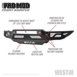 Westin 58-41085 Pro-mod Front Bumper Fits 19-21 Ranger. Fixed Price $1248.99.