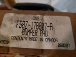 Nos Ford F58Z-17B807-A Rear Bumper Step Pad Protector 95-97 Windstar. Fixed Price $90.00.