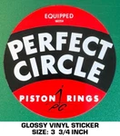 Perfect Circle Piston Rings Vintage 90'S Vinyl Decal Sticker-drag Racing-nhra. Fixed Price $9.48.