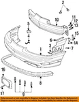 Gm Oem 95-99 Aurora Front Bumper Components-impact Bar 25653623. Fixed Price $349.07.