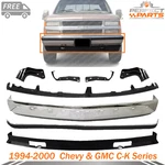 Front Bumper Chrome Kits & Molding Brackets For 1994-00 Chevy Gmc C-k Series. Fixed Price $449.00.